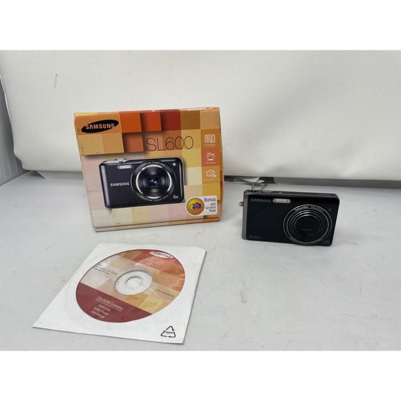 Samsung SL600 12.2MP Digital Camera with Box and Software - Picture 1 of 8